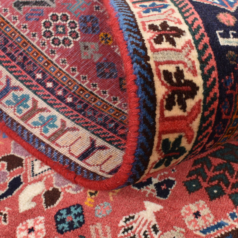 Corredor Tapete Gabbeh - Kashkuli Persa - 296 x 80 cm - vermelho