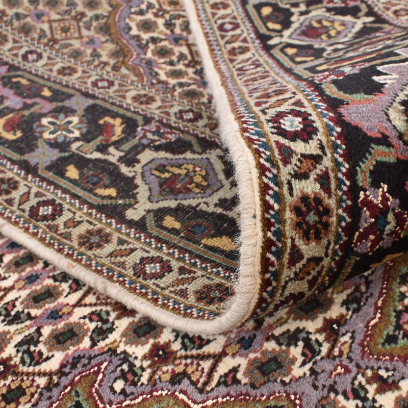 Tapete Persa - Tabriz - Royal praça  - 204 x 204 cm - castanho