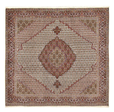 Tabriz - 40 Raj Tapete 200x204cm - Tapete persa - castanho
