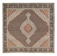 Tapete Persa - Tabriz - Royal praça  - 204 x 200 cm - castanho – product image