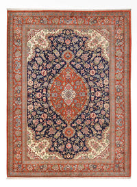 Tapete persa - Ghom - 345 x 250 cm - azul escuro – product image
