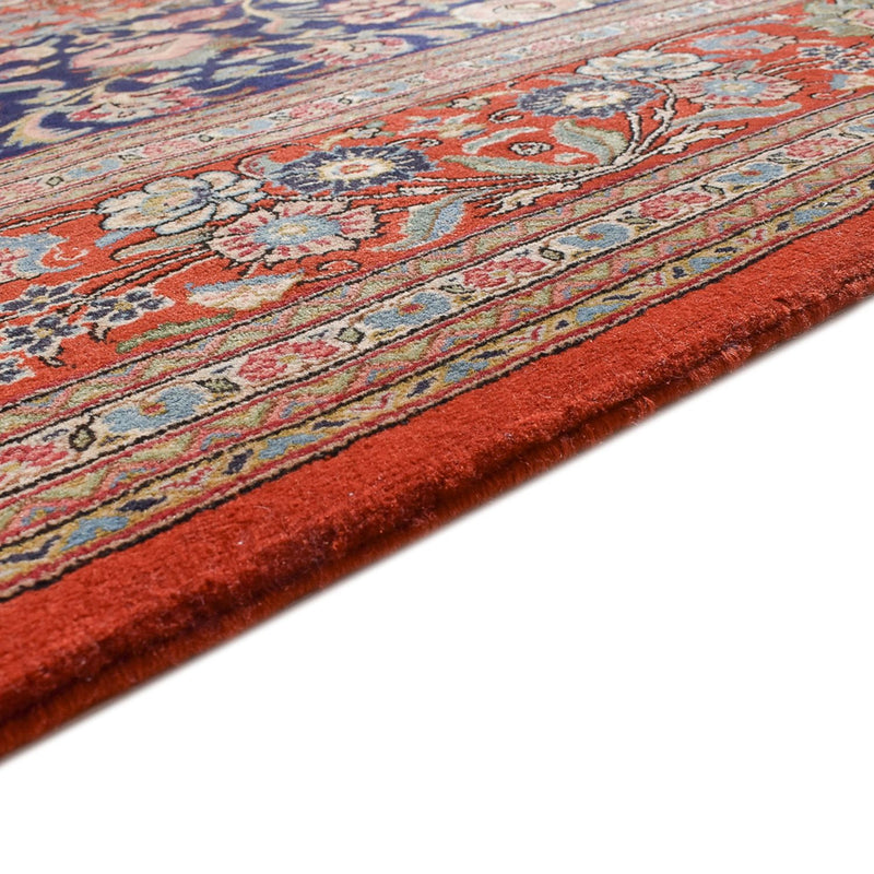 Tapete persa - Ghom - 345 x 250 cm - azul escuro