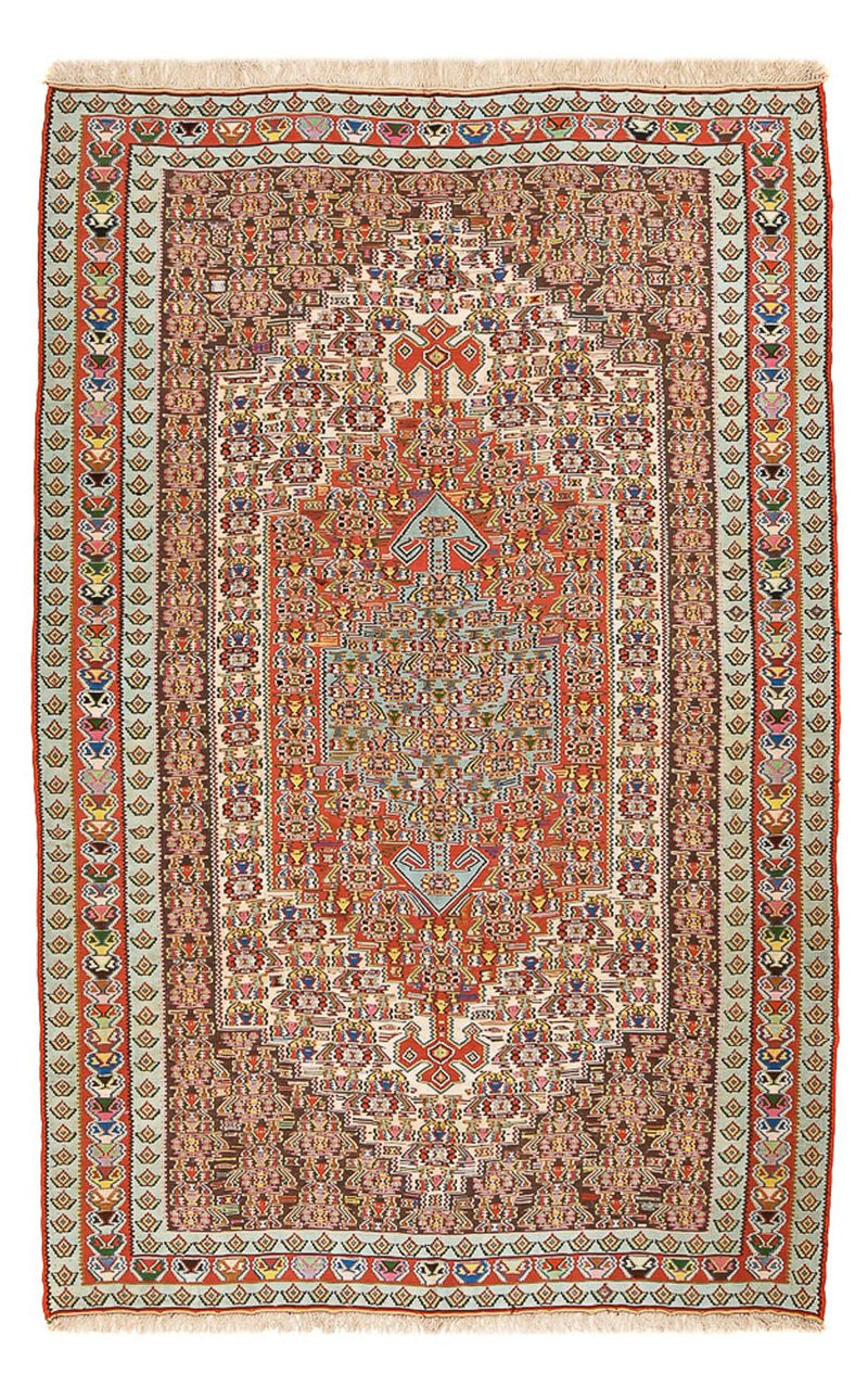 Kilim de seda Tapete 258x160cm