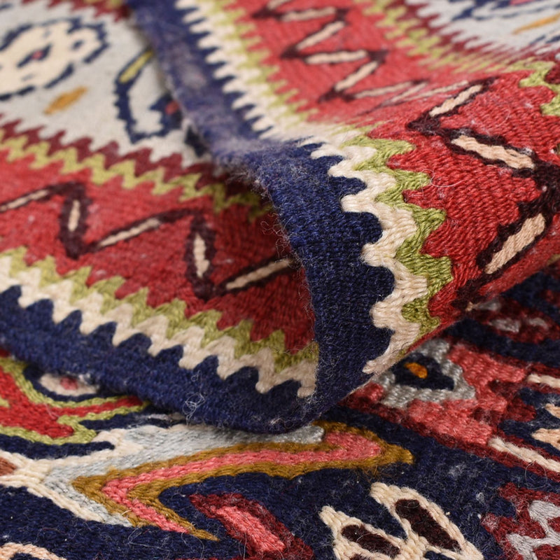 Corredor Tapete Kelim - Oriental - 437 x 81 cm - bege