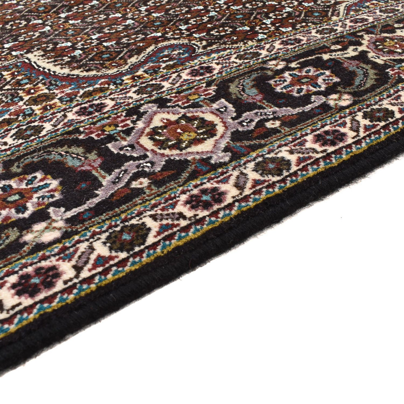 Tapete Persa - Tabriz - Royal praça  - 200 x 200 cm - castanho