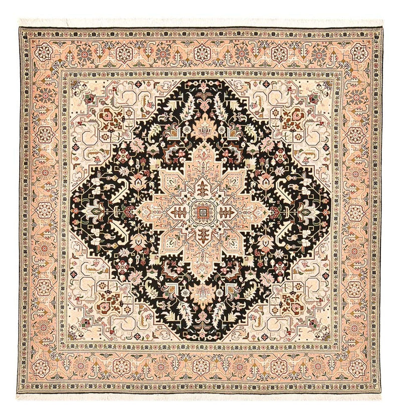 Tapete Persa - Tabriz - Royal praça  - 203 x 198 cm - multicolorido