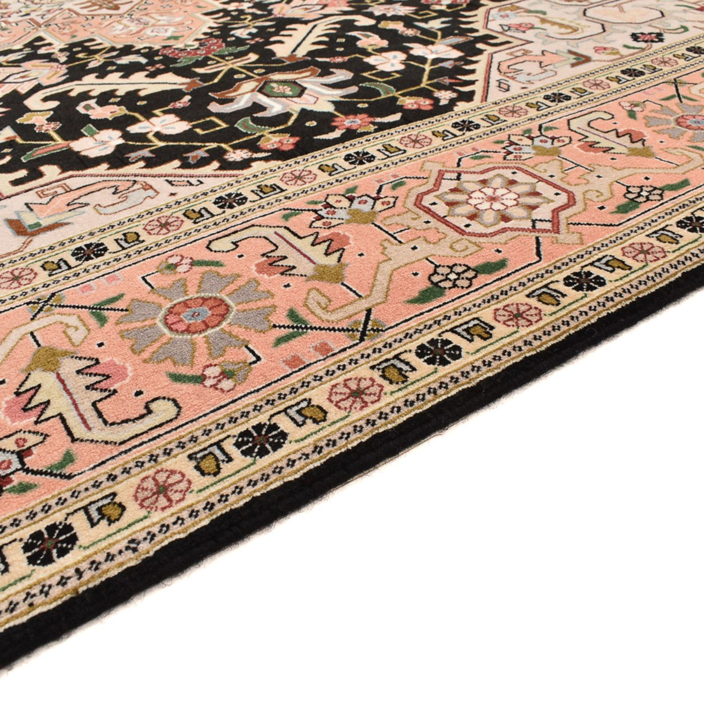 Tapete Persa - Tabriz - Royal praça  - 203 x 198 cm - multicolorido