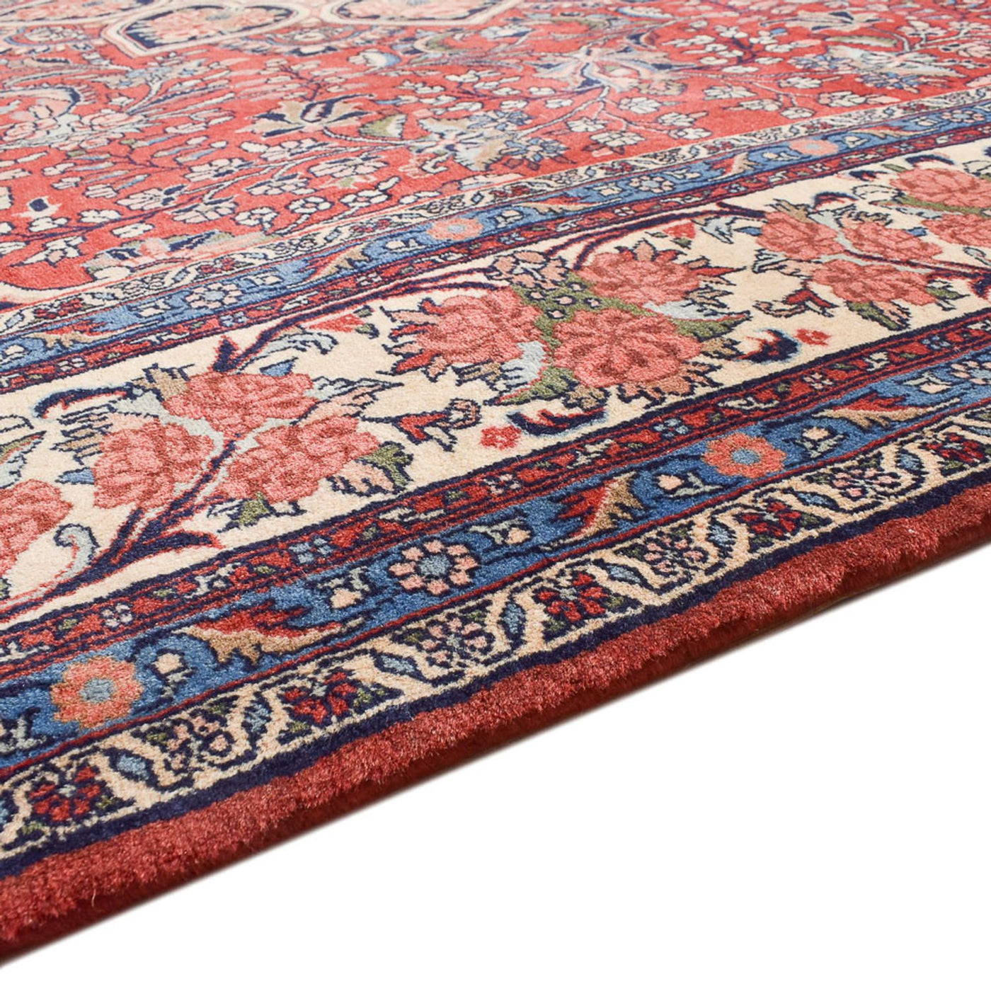 Tapete Persa - Bijar - 316 x 215 cm - vermelho