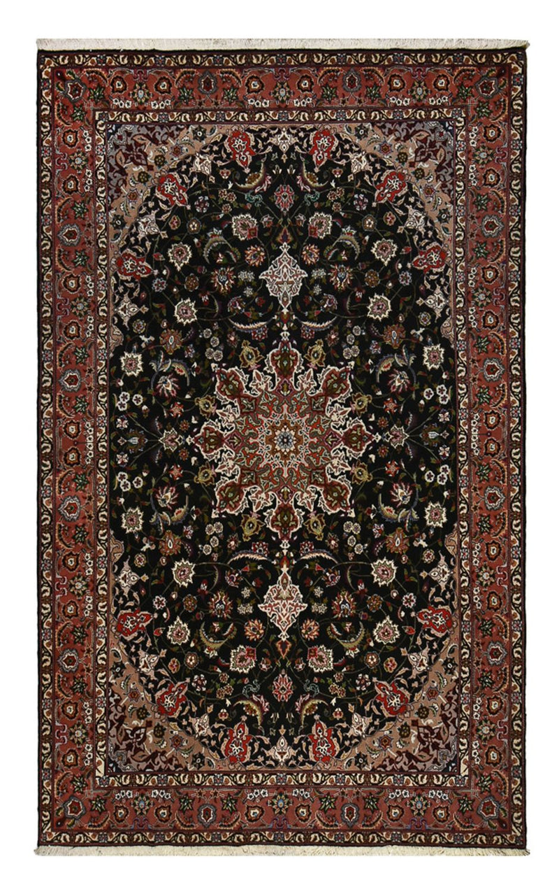 Tapete Persa - Tabriz - Royal - 316 x 197 cm - azul escuro