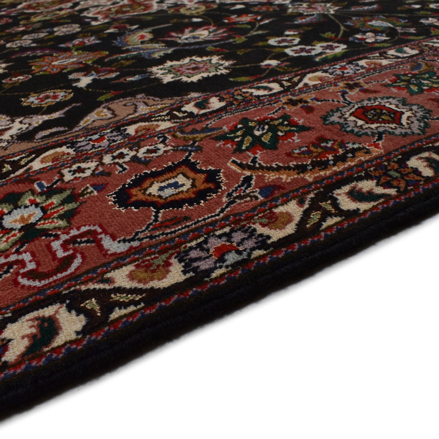 Tapete Persa - Tabriz - Royal - 316 x 197 cm - azul escuro