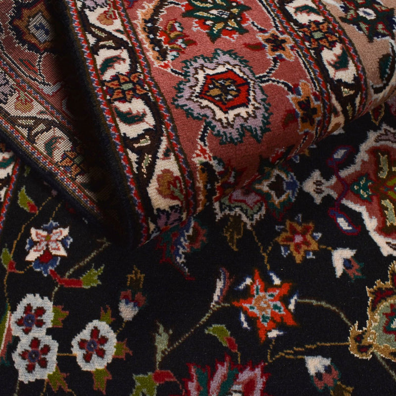 Tapete Persa - Tabriz - Royal - 316 x 197 cm - azul escuro