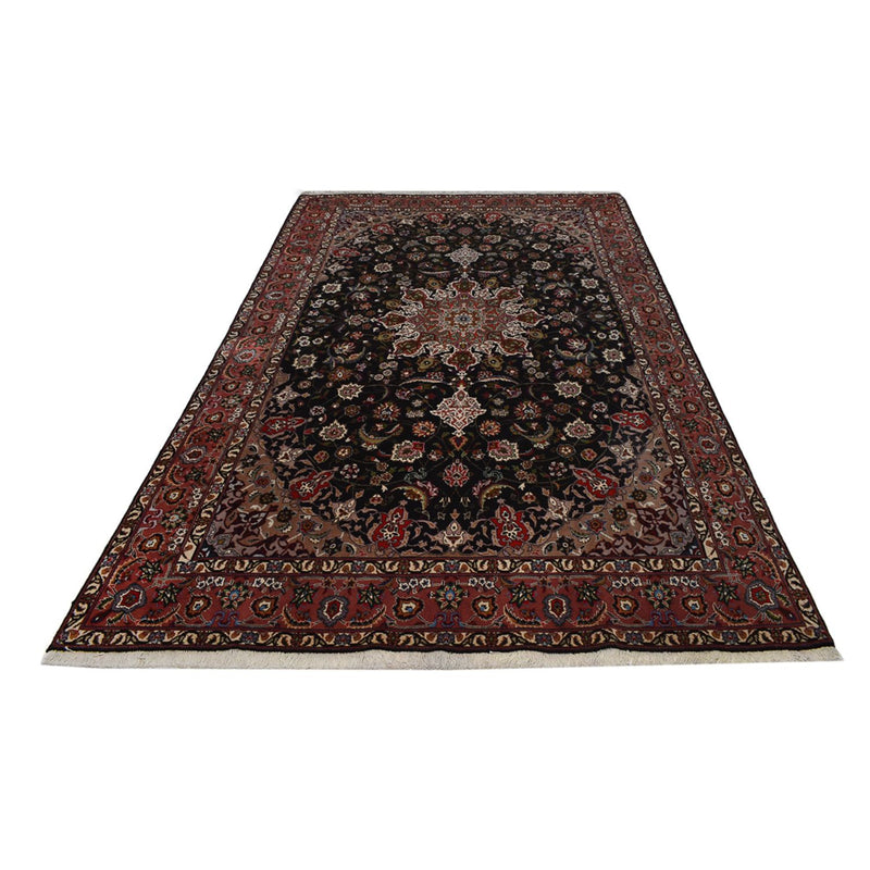 Tapete Persa - Tabriz - Royal - 316 x 197 cm - azul escuro