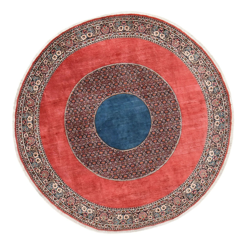 Tapete Persa - Bijar ronda  - 250 x 250 cm - multicolorido