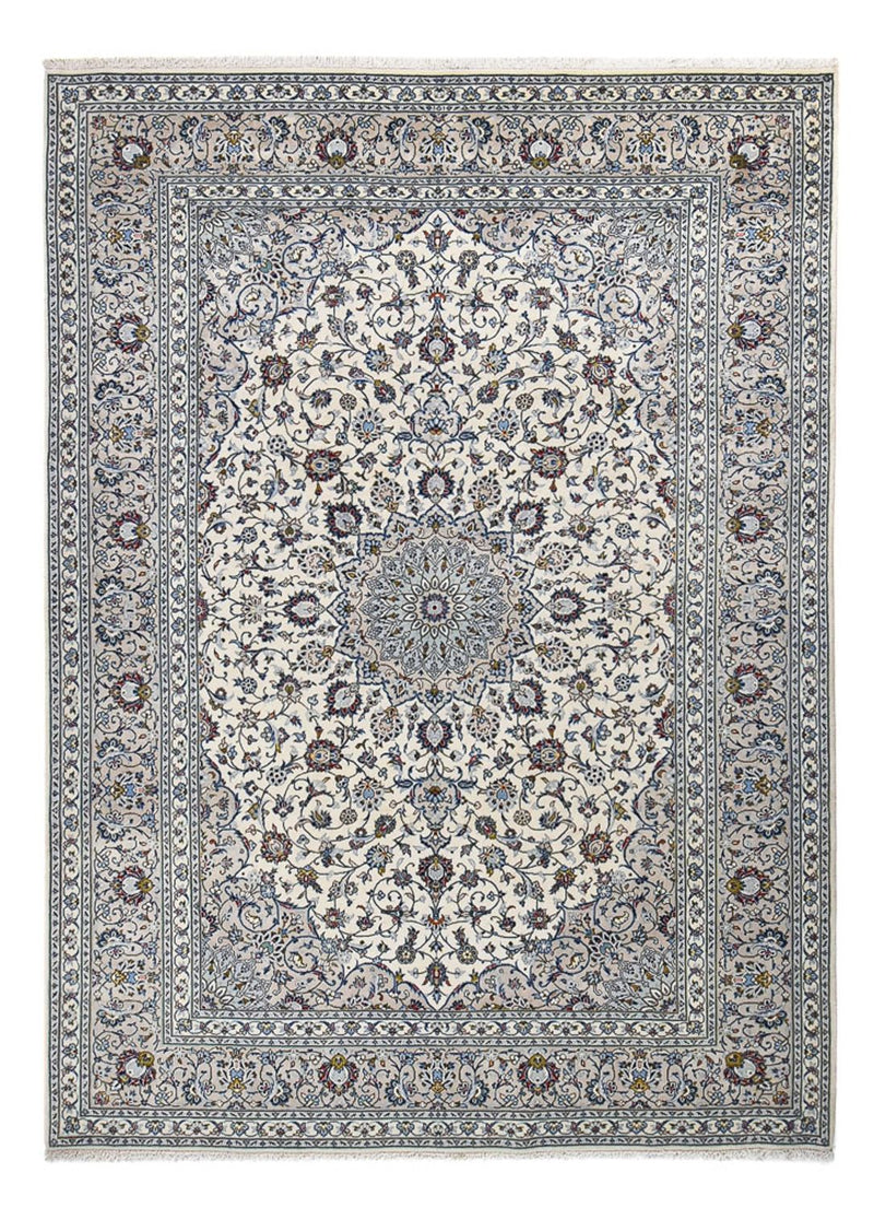 Tapete persa - Keshan - Real - 348 x 250 cm - cinzento