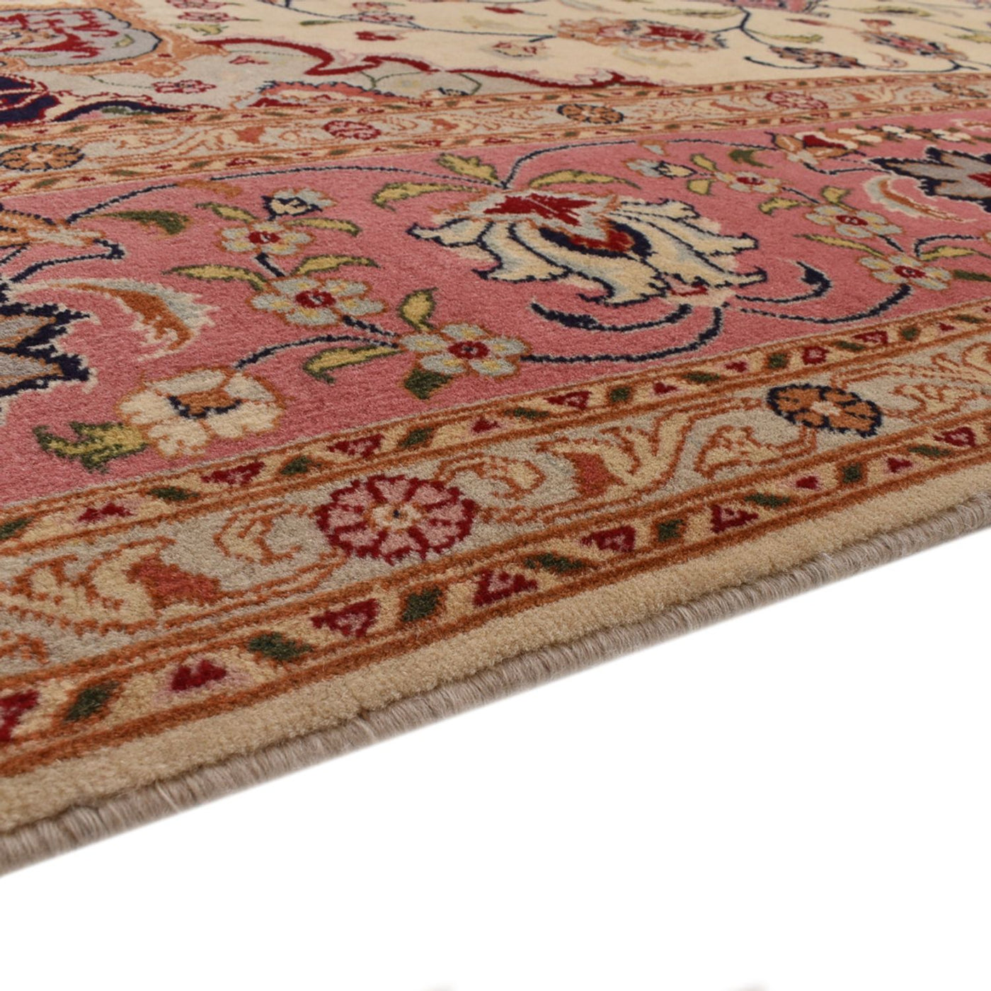 Tapete Persa - Tabriz - Royal - 276 x 254 cm - areia