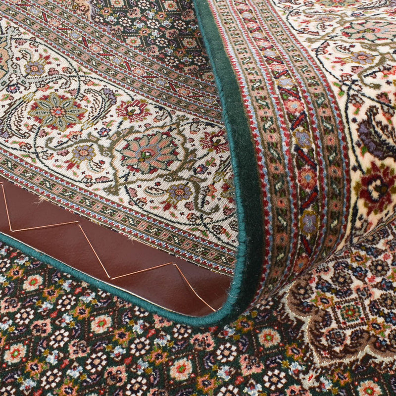Corredor Tapete Persa - Tabriz - Premium - 404 x 203 cm - areia