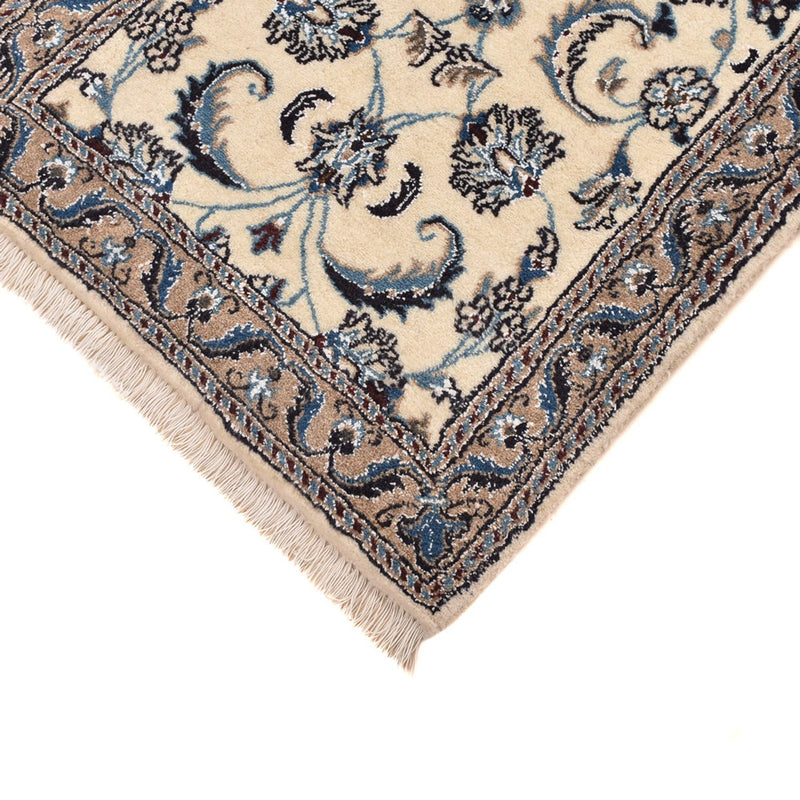 Corredor Tapete Persa - Nain - Royal - 195 x 58 cm - creme