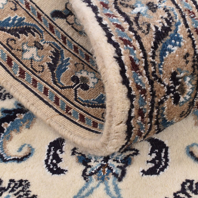 Corredor Tapete Persa - Nain - Royal - 195 x 58 cm - creme