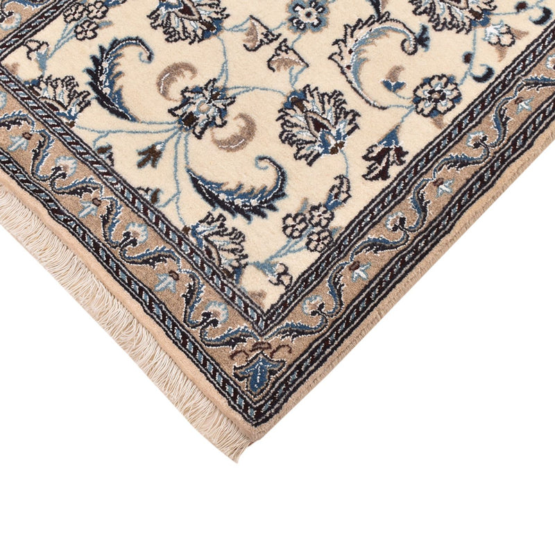 Corredor Tapete Persa - Nain - Royal - 202 x 63 cm - creme