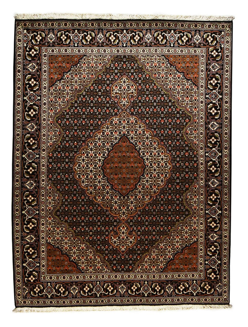 Tapete Persa - Tabriz - Royal - 205 x 153 cm - castanho escuro