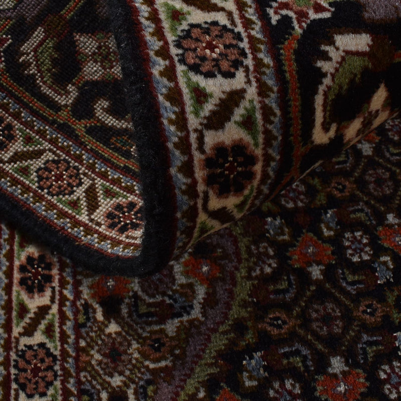 Tapete Persa - Tabriz - Royal - 205 x 153 cm - castanho escuro