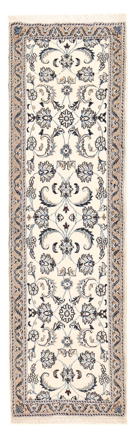 Corredor Tapete Persa - Nain - Royal - 192 x 57 cm - creme