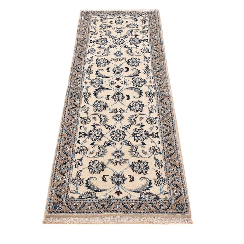 Corredor Tapete Persa - Nain - Royal - 192 x 57 cm - creme