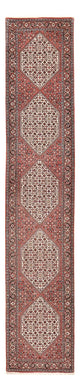 Corredor Tapete Persa - Bijar - 397 x 80 cm - terracotta
