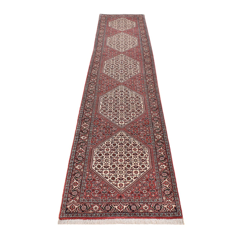 Corredor Tapete Persa - Bijar - 397 x 80 cm - terracotta