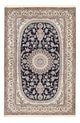 Tapete Persa - Nain - Premium - 198 x 131 cm - azul escuro