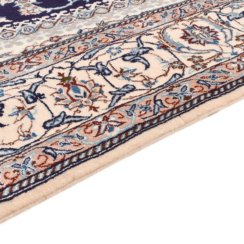 Tapete Persa - Nain - Premium - 198 x 131 cm - azul escuro