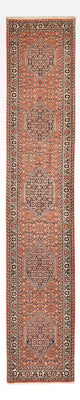 Corredor Tapete Persa - Bijar - 380 x 69 cm - terracotta