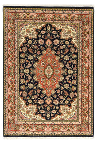 Tapete Persa - Ghom - Royal - 194 x 137 cm - azul escuro – product image