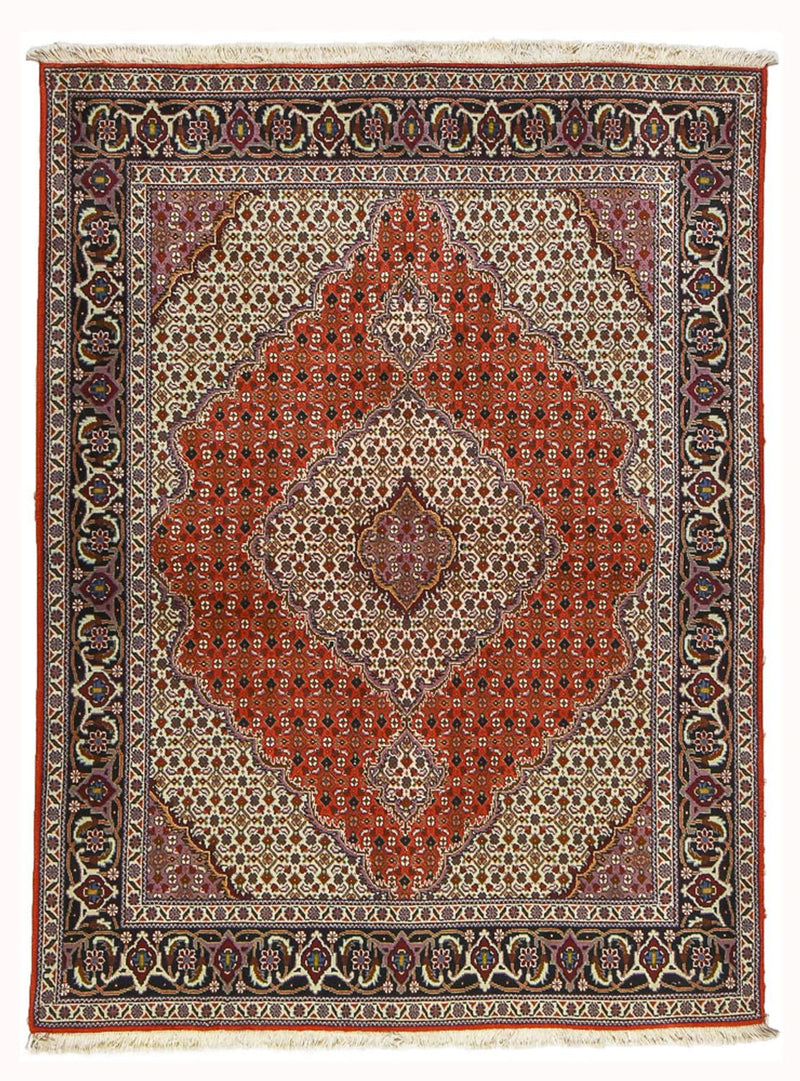 Tapete Persa - Tabriz - Royal - 201 x 151 cm - vermelho