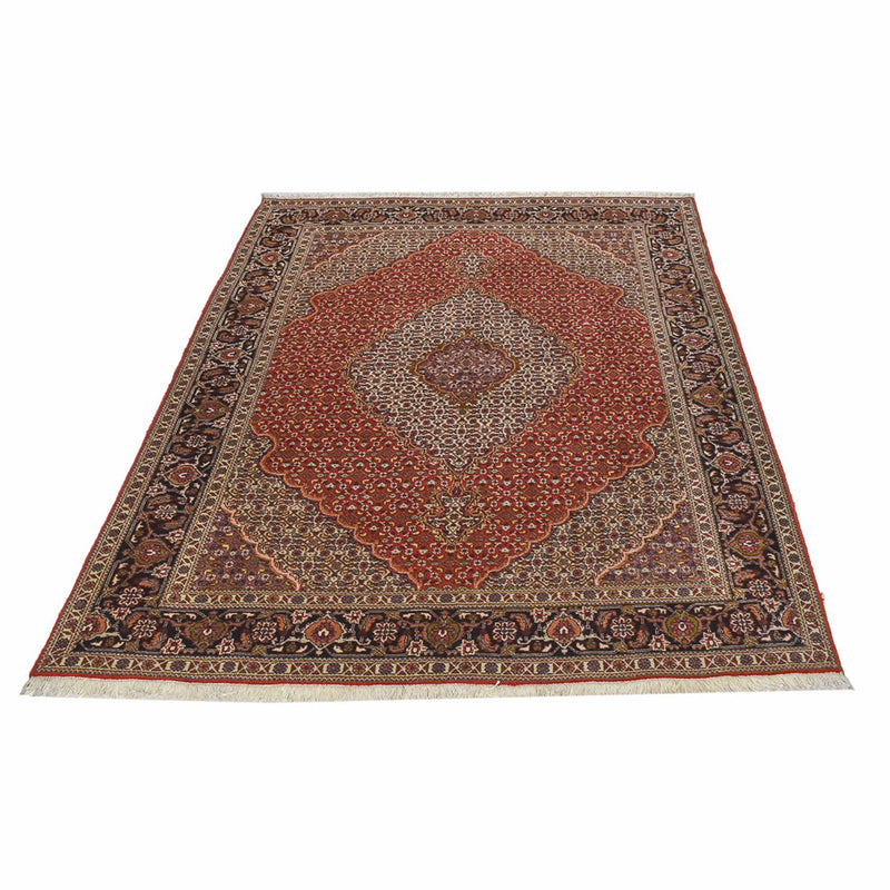 Tapete Persa - Tabriz - Royal - 204 x 156 cm - vermelho