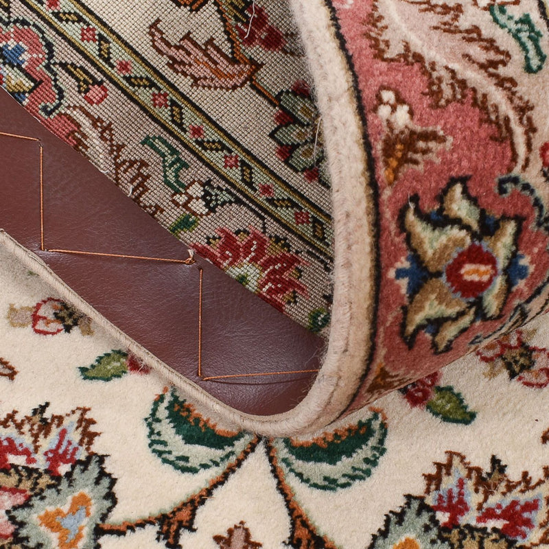 Corredor Tapete Persa - Tabriz - Premium - 297 x 69 cm - caramelo