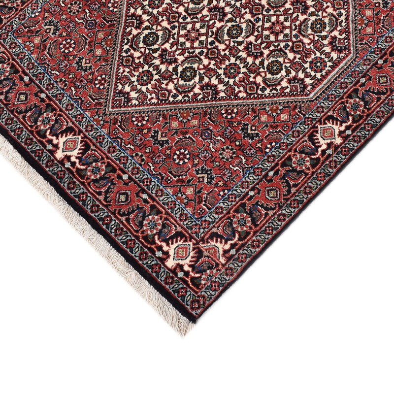Corredor Tapete Persa - Bijar - 389 x 74 cm - castanho