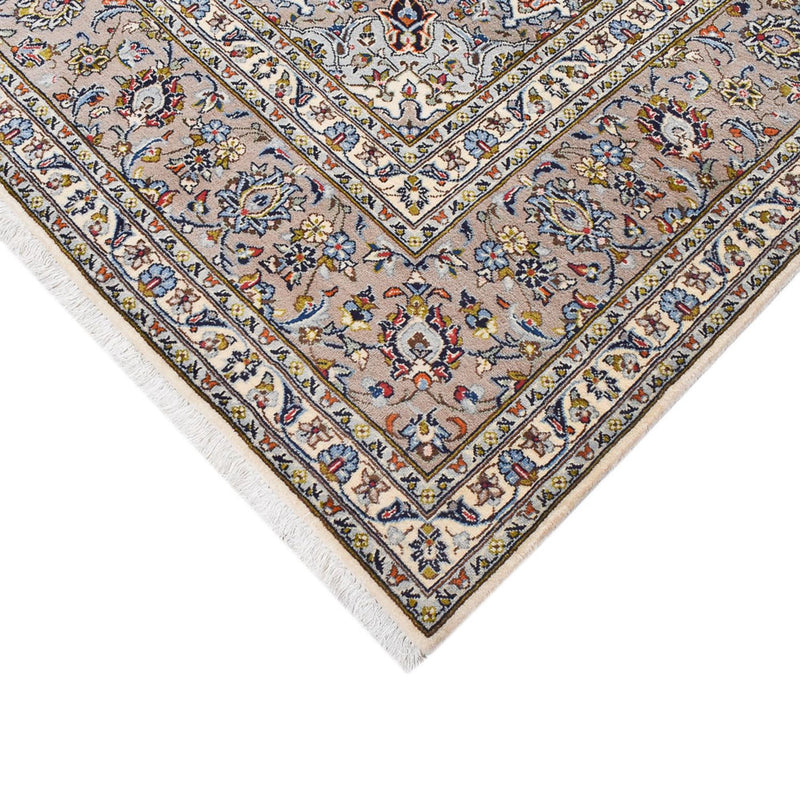 Tapete persa - Keshan - Real - 365 x 247 cm - cinzento