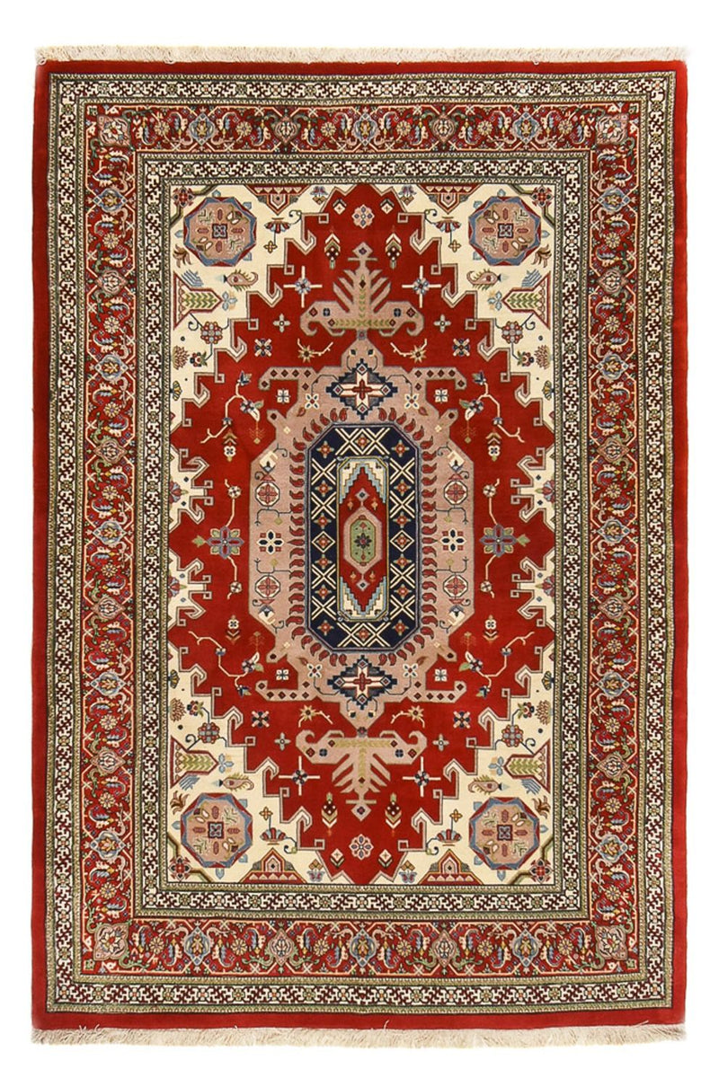 Tapete Persa - Ghom - Royal - 204 x 137 cm - vermelho