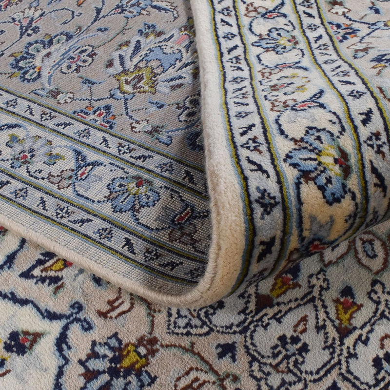 Tapete persa - Keshan - Real - 350 x 250 cm - cinzento