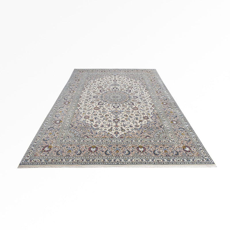 Tapete persa - Keshan - Real - 368 x 249 cm - cinzento
