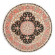 Tapete Persa - Tabriz - Premium ronda  - 250 x 250 cm - multicolorido