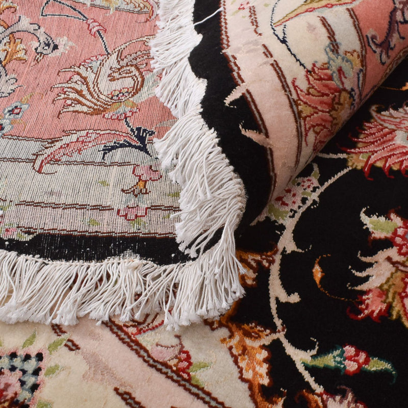 Tapete Persa - Tabriz - Premium ronda  - 250 x 250 cm - multicolorido