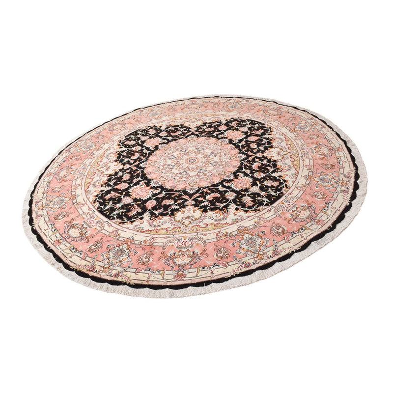 Tapete Persa - Tabriz - Premium ronda  - 250 x 250 cm - multicolorido