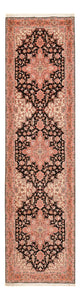 Corredor Tapete Persa - Tabriz - Royal - 352 x 91 cm - azul escuro