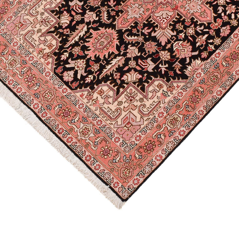 Corredor Tapete Persa - Tabriz - Royal - 352 x 91 cm - azul escuro