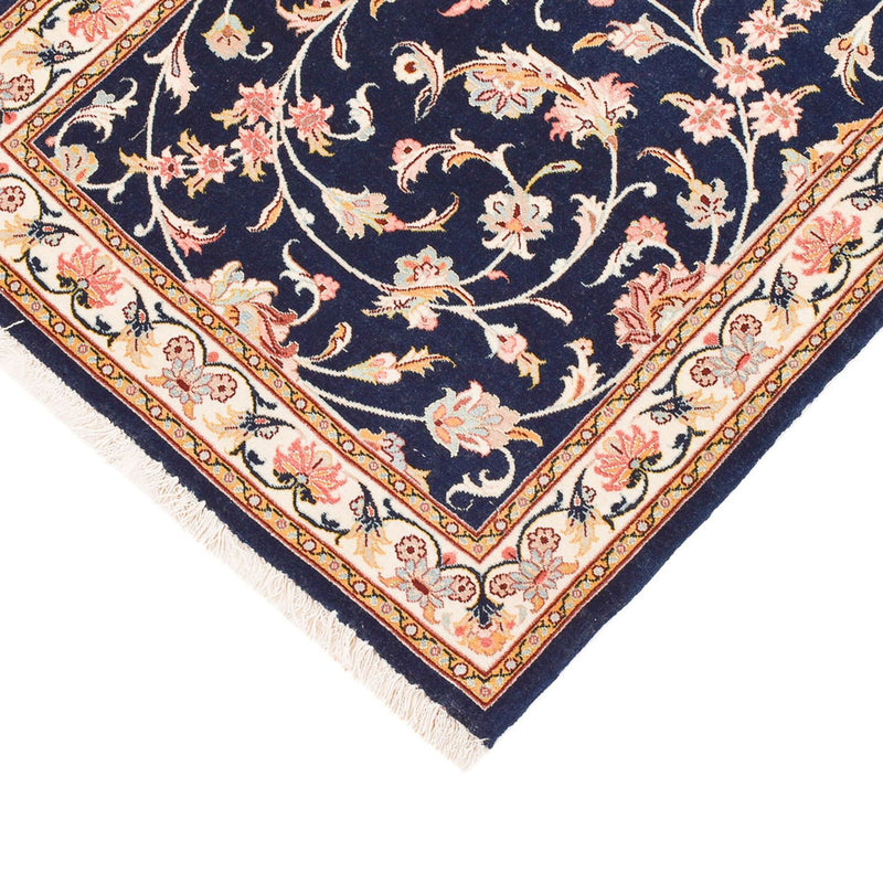 Corredor Tapete Persa - Ghom - Royal - 244 x 58 cm - azul escuro