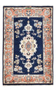 Tapete persa - Keshan - 132 x 85 cm - azul
