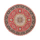 Tapete Persa - Tabriz - Royal ronda  - 150 x 150 cm - vermelho