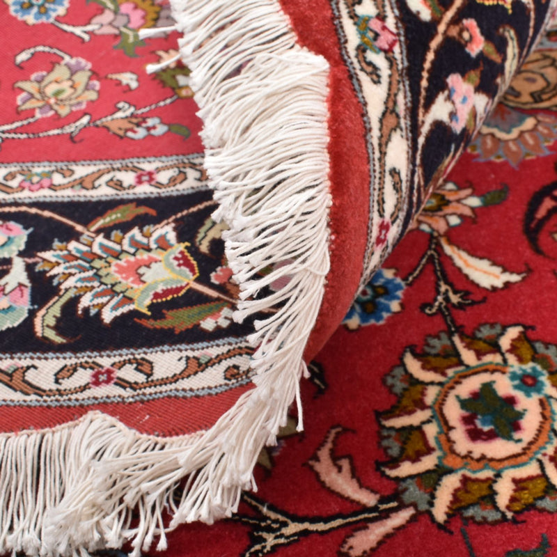Tapete Persa - Tabriz - Royal ronda  - 150 x 150 cm - vermelho